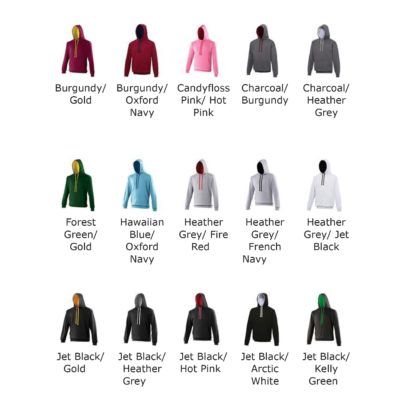 Contrast Hoodie Colours 2