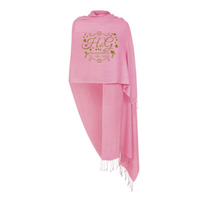 personalised pashmina