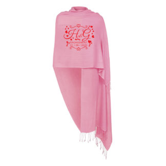 personalised pashmina